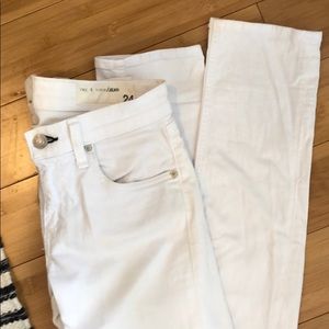 Rag & Bone White Jeans -Size 24